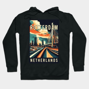 Explore Rotterdam in Netherlands - Stunning Travel Art Hoodie